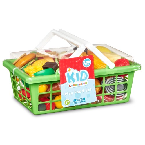 Canasta alimentos de juguete 100 piezas - imagen adicional