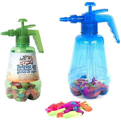 Botella con hinchador 100 globos de agua - imagen adicional