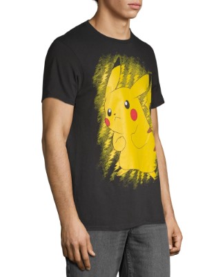 Pokemon camiseta Pikachu - Negro - imagen adicional