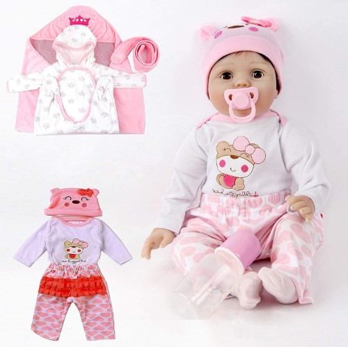 Muñeca Reborn Bebé Ojos parpadeantes - imagen adicional