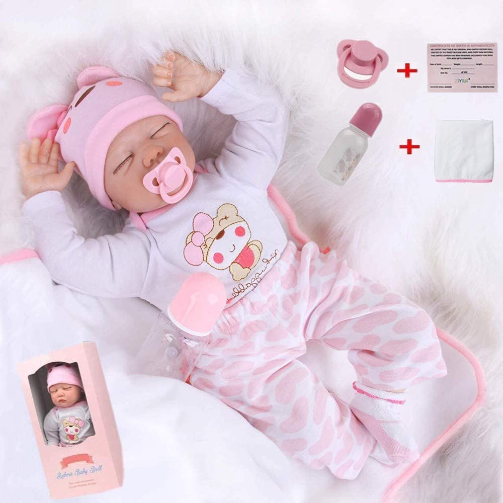 Muñeca Reborn Bebé Ojos cerrados - imagen adicional