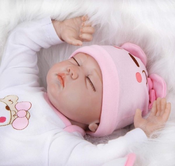 Muñeca Reborn Bebé Ojos cerrados - imagen adicional