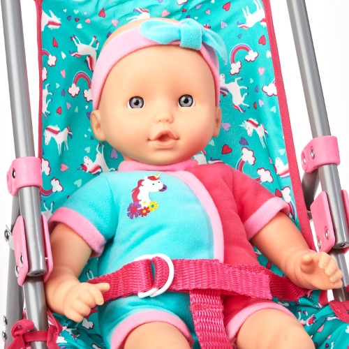 Muñeca bebé con coche y accesorios - imagen adicional