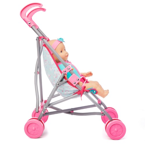 Muñeca bebé con coche y accesorios - imagen adicional