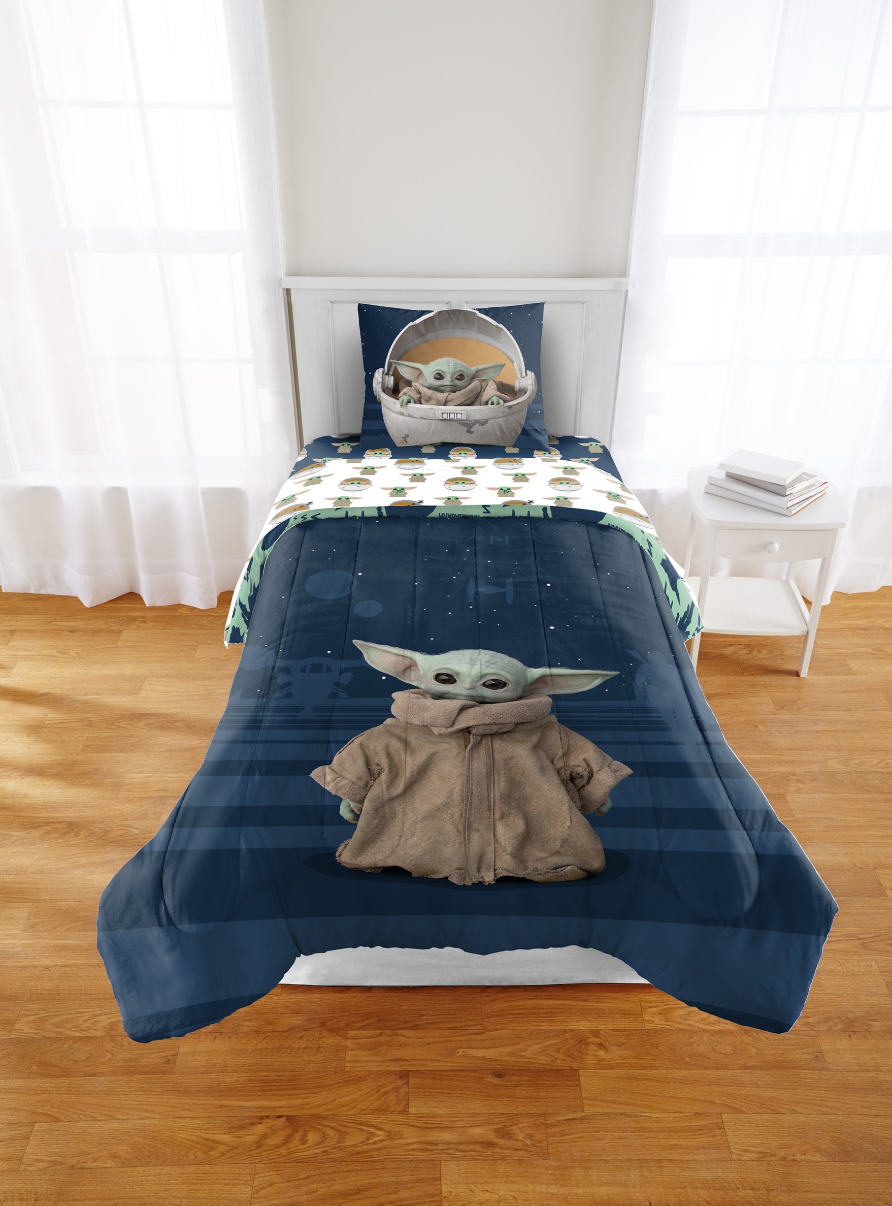 Mandalorian Baby Yoda set edredon 2 pcs - imagen adicional