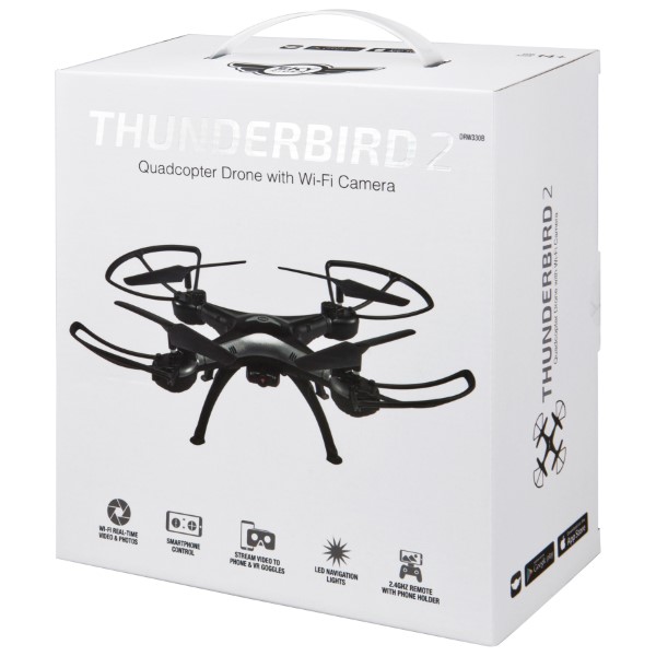 Thunderbird 2 dron cámara wifi - negro - imagen adicional