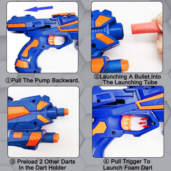 Pistolas infantiles con accesorios - imagen adicional