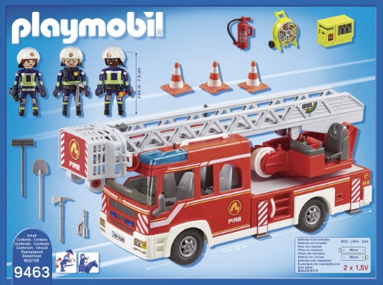 Playmobil Camión Bomberos 9463 - imagen adicional