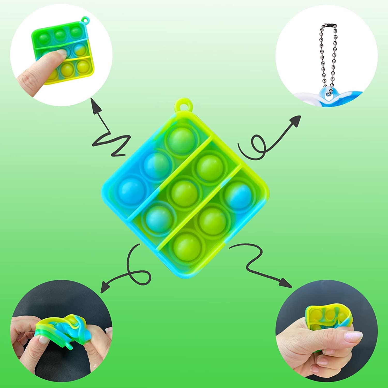 24 Fidget Toy mini juguetes sensoriales Pop - imagen adicional