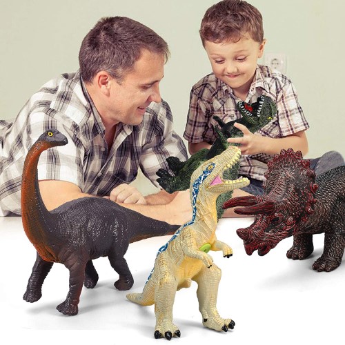 Set 6 dinosaurios grandes de juguetes Gzsbaby - imagen adicional