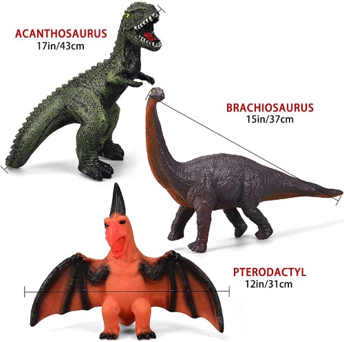 Set 6 dinosaurios grandes de juguetes Gzsbaby - imagen adicional
