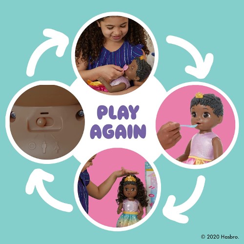 Baby Alive Princesa Ellie muñeca que crece morena - imagen adicional