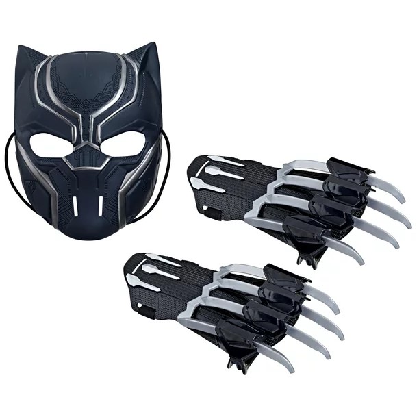 Black Panther Kit Guerrero máscara y guantes