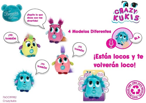 Famosa Softies Crazy Kukis peluche surtido - imagen adicional