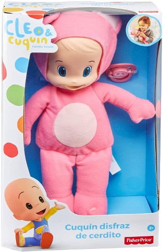Cleo y Cuquin muñeco Cuquin disfraz cerdito - imagen adicional