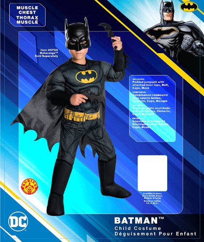 Disfraz de Batman musculoso para niños Rubie's - imagen adicional