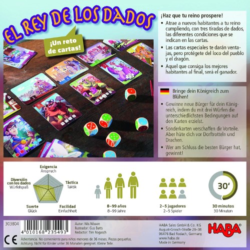 Juego El Rey de los Dados Haba - imagen adicional