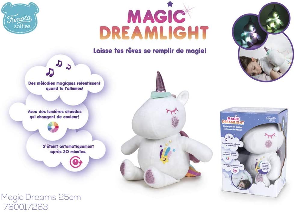 Famosa Softies Magic Dreamlight unicornio - imagen adicional