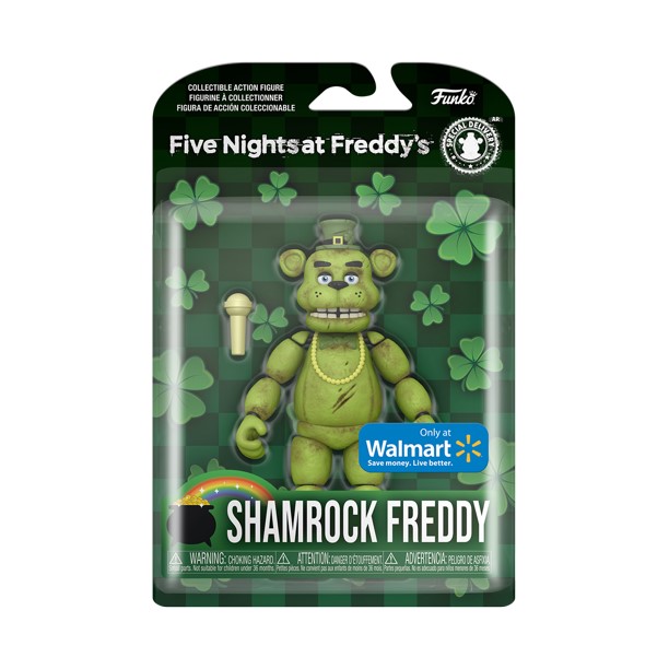 Five Nights Freddys figura Shamrock Freddy - imagen adicional