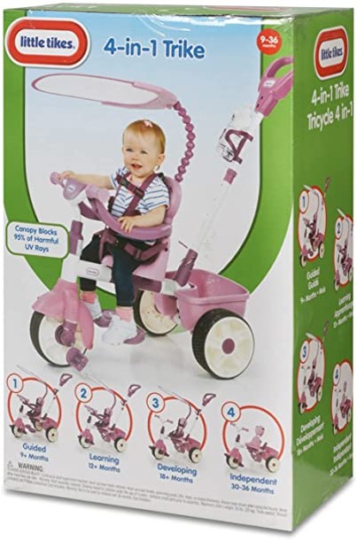 Little Tikes Triciclo 4-en-1 Edición de Lujo - Violeta - vista alternativa