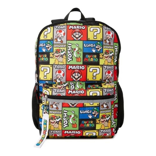 Super Mario Bros morral escolar personajes