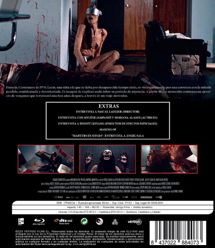 Película Blu-ray Martyrs (Mártires) 2008 - imagen adicional