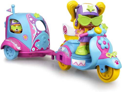 Pinypon my puppy and me moto remolque