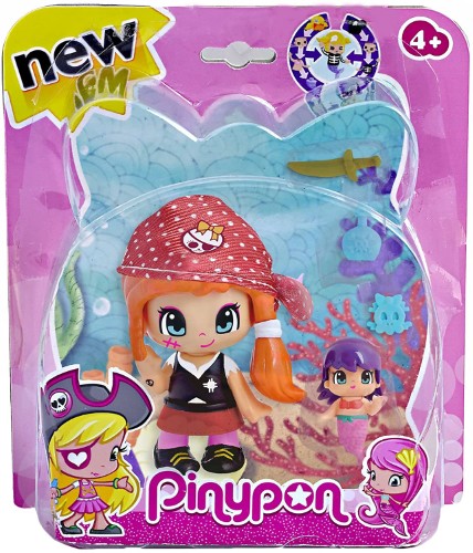Pinypon Pirata y sirenita - Gorro rojo - imagen adicional