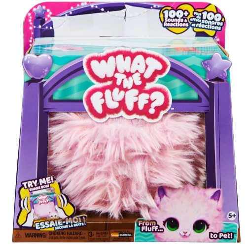 What the Fluff Purr'n Fluff gatito rosado - imagen adicional