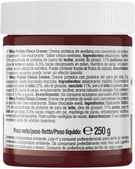 Weider Wey Protein crema untar avellana Chocolate - imagen adicional