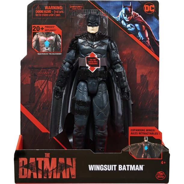 The Batman figura traje con alas - vista alternativa