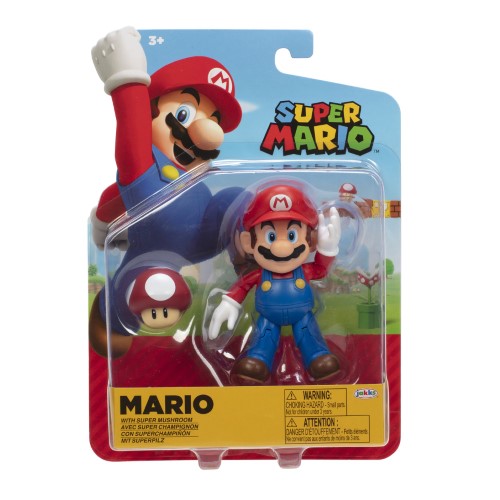 Super Mario figura Mario con superchampiñón - imagen adicional