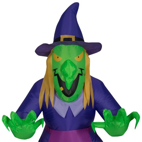 Bruja Inflable decoración Halloween - imagen adicional