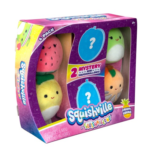 Pack 6 peluches Mini Squismallows Frutal - imagen adicional