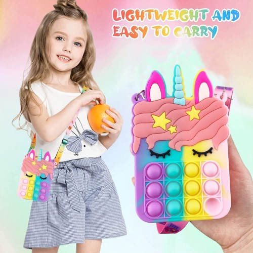 Morral y cartera Kawaii Fidget Toy Pop Up - imagen adicional