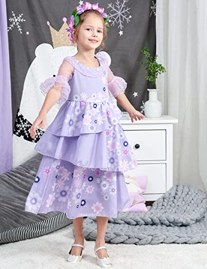 Encanto vestido de Isabela con flores - imagen adicional
