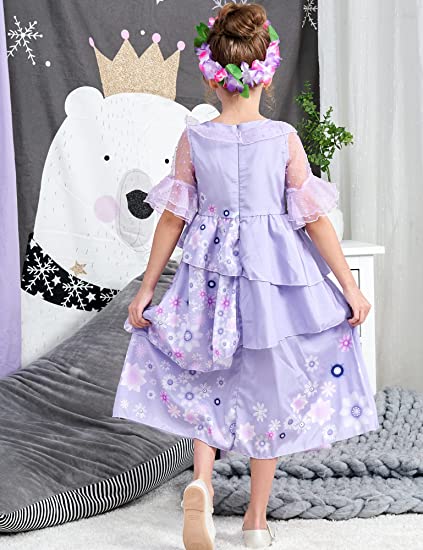 Encanto vestido de Isabela con flores - imagen adicional