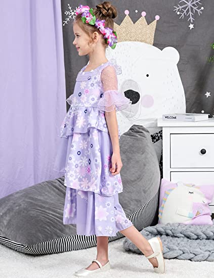 Encanto vestido de Isabela con flores - imagen adicional