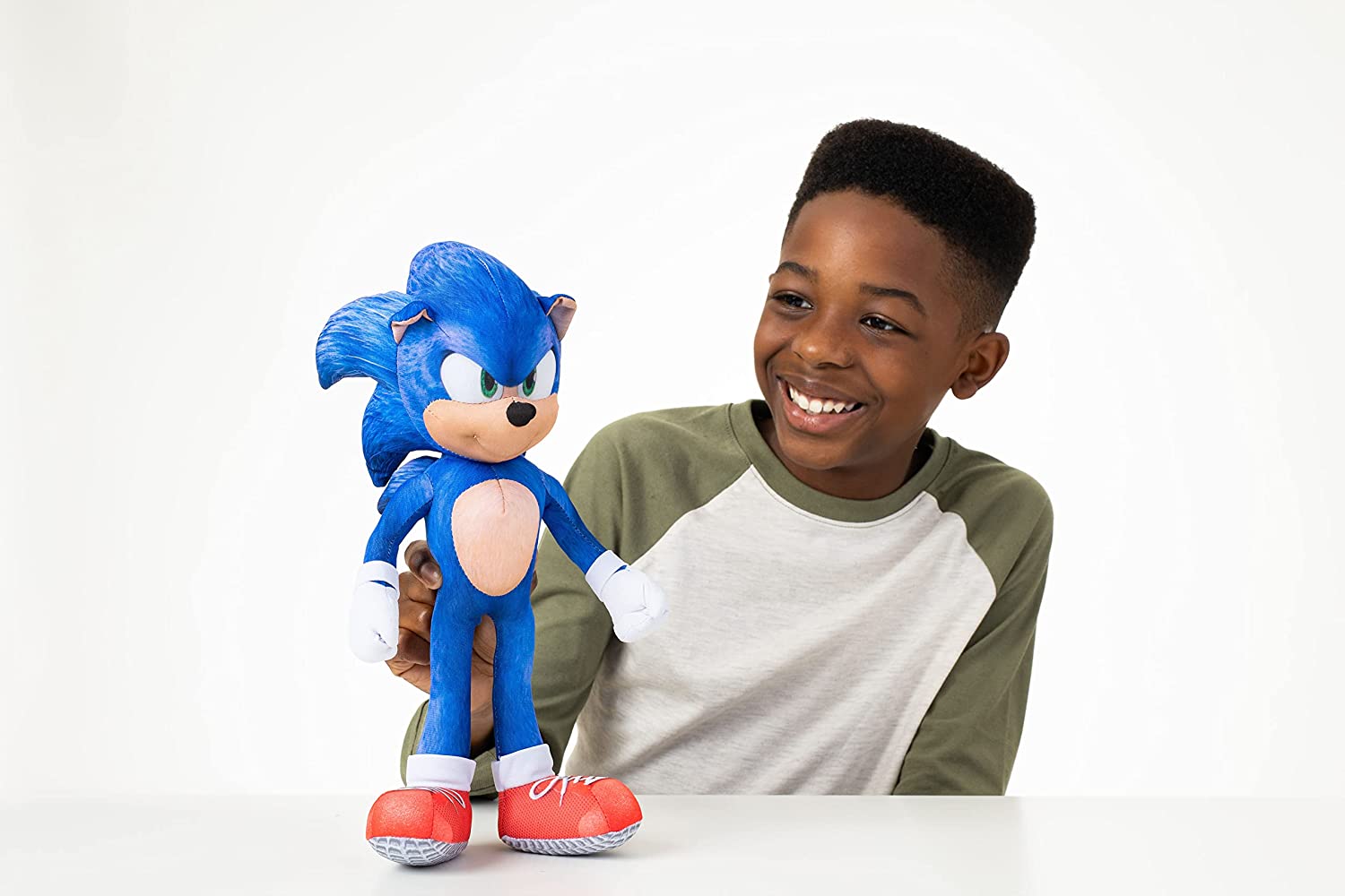 Sonic de peluche 2 hablando 33 cm - imagen adicional