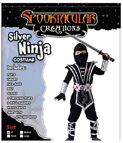 Disfraz Ninja de Plata - imagen adicional