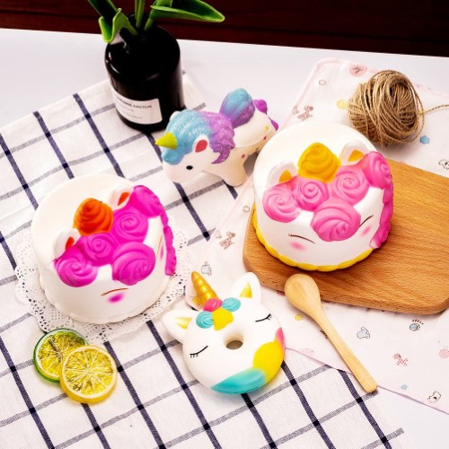 Squishies set unicornio 4 pcs - imagen adicional