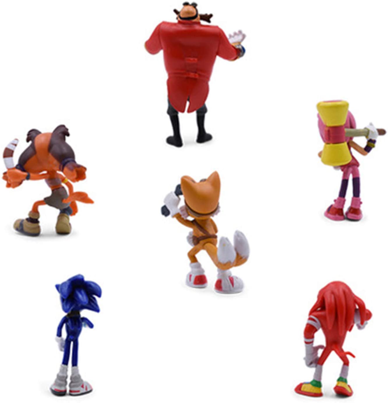 Sonic Hedgehog pack 6 figuras - vista alternativa