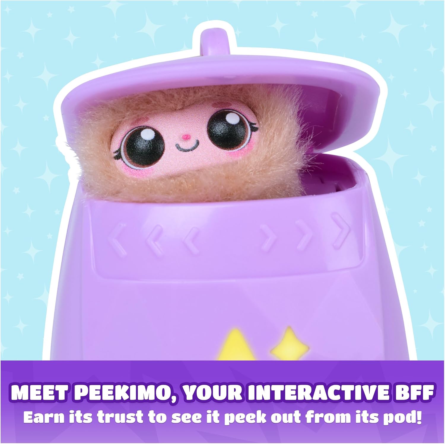 Peekimo peluche mini bbf portátil morado - vista alternativa