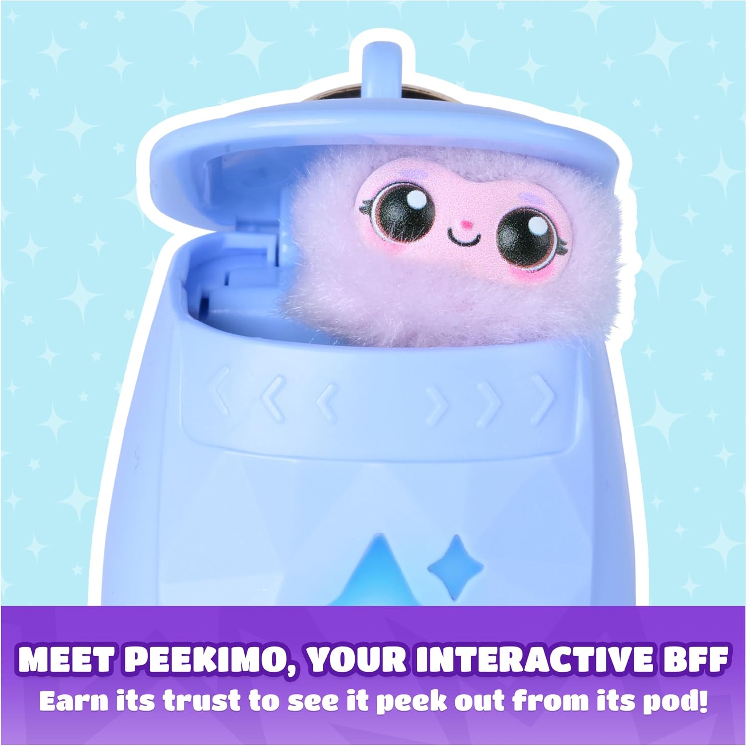Peekimo peluche mini bbf portátil azul - vista alternativa